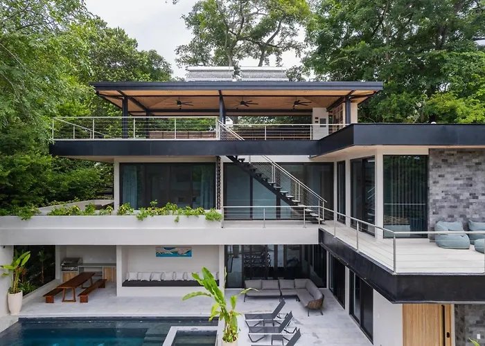 Villa Modern 4br With Pool, Walk2beach, Yoga Deck, Sleeps 14 Nosara